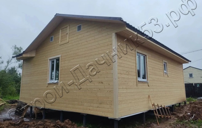 3 Каркасный дом Д–52, 9x7.5 м, 67.5 М², Калужская область, Жуковский район, СНТ «Аэлита» (4)